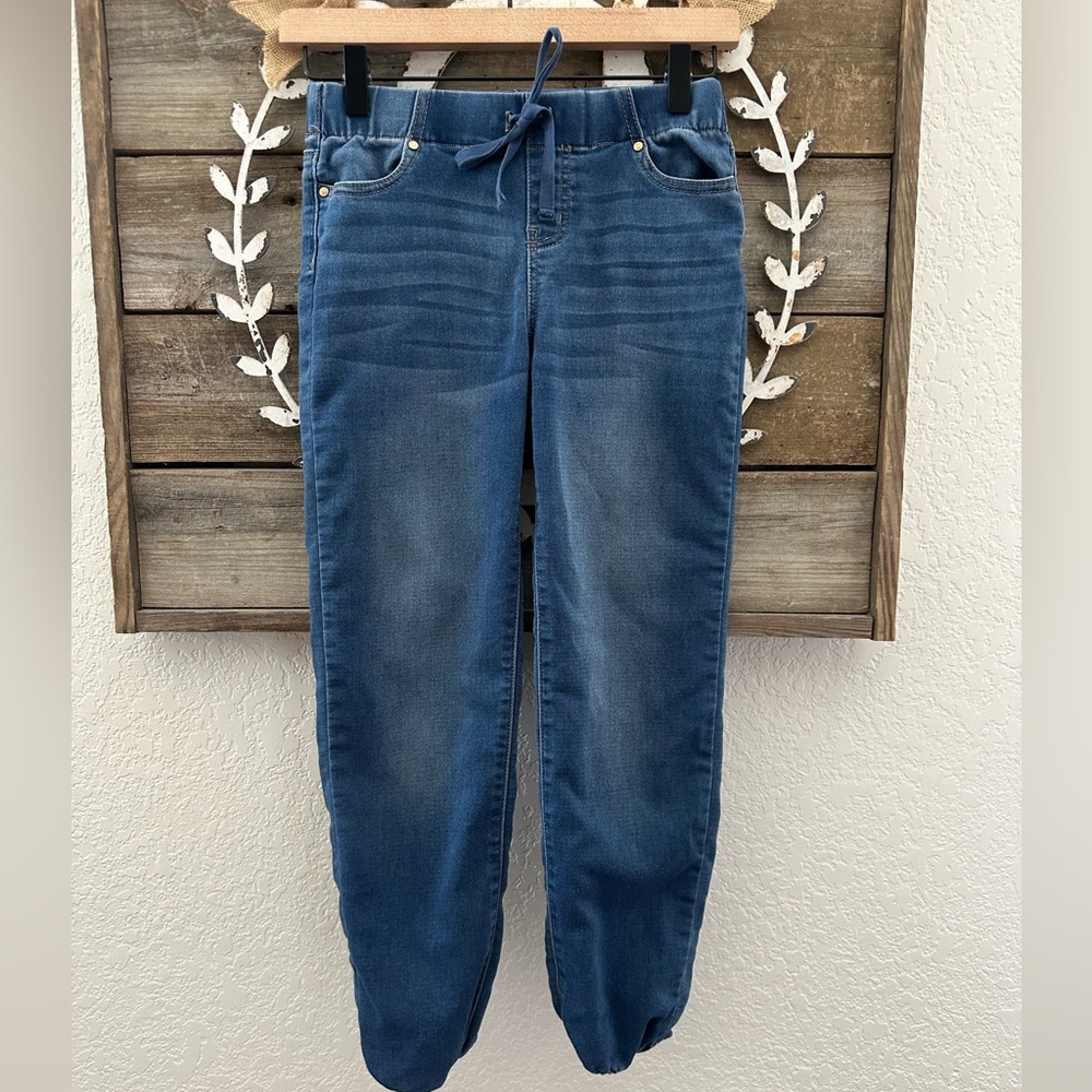 Celebrity Pink Girls Blue Denim‎ Jogger Jeans - Classic Mid Wash size 12
